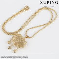 32669- Xuping Stylish Brass Jewelry Children Bell Necklace Wholesale